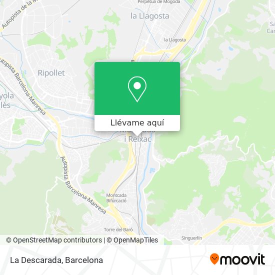 Mapa La Descarada