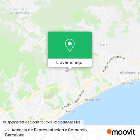 Mapa Jvj Agencia de Representacion y Comercio
