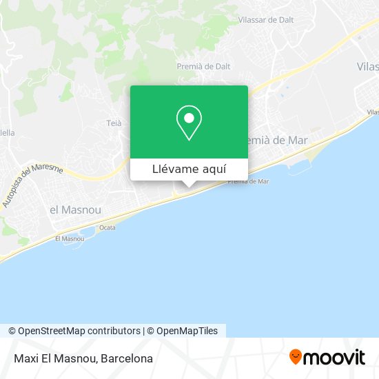 Mapa Maxi El Masnou