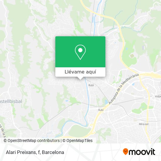 Mapa Alari Preixans, f