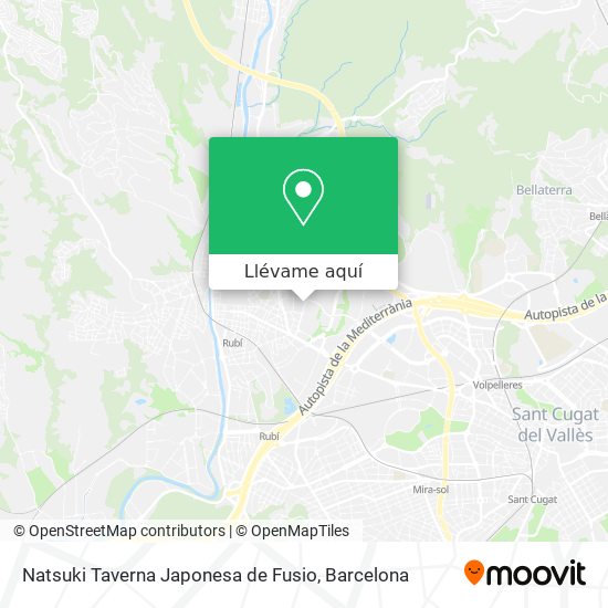Mapa Natsuki Taverna Japonesa de Fusio