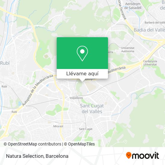 Mapa Natura Selection