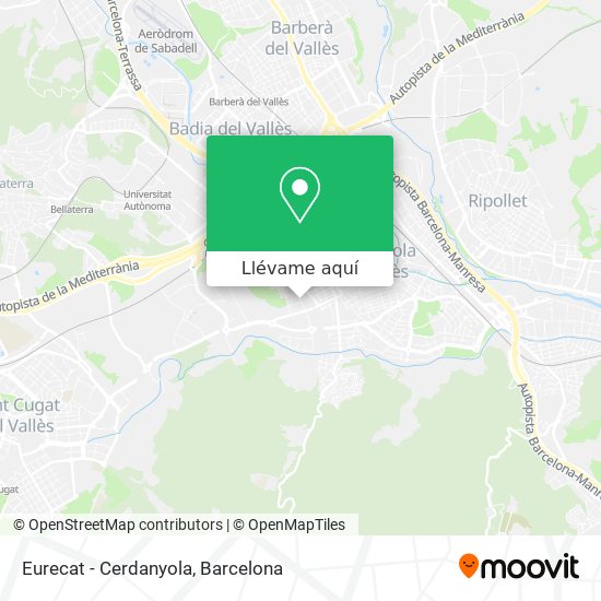 Mapa Eurecat - Cerdanyola
