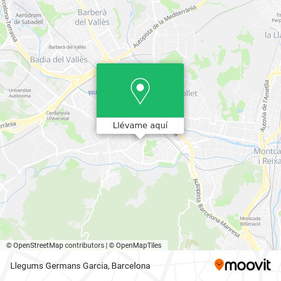 Mapa Llegums Germans Garcia