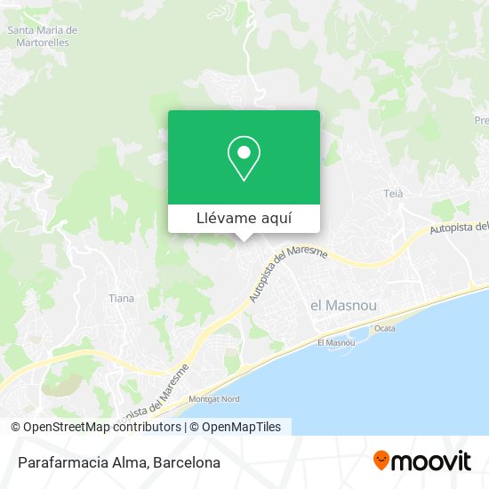 Mapa Parafarmacia Alma