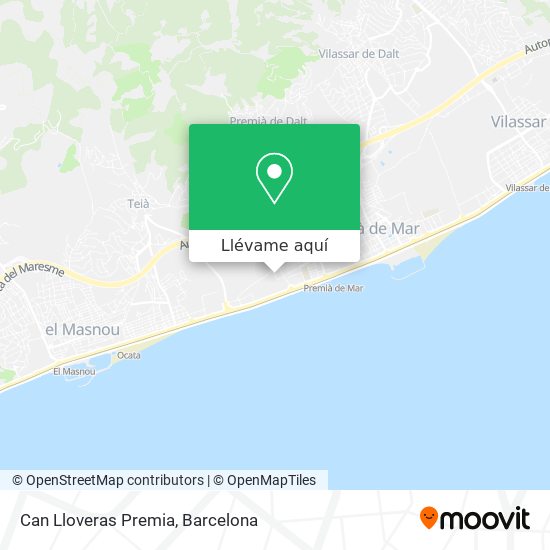 Mapa Can Lloveras Premia