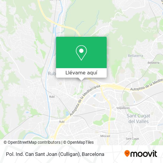 Mapa Pol. Ind. Can Sant Joan (Culligan)