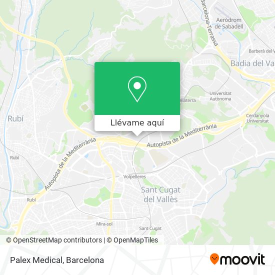 Mapa Palex Medical