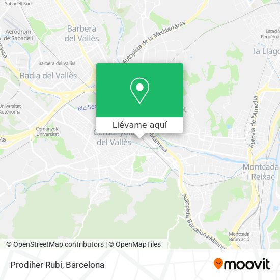 Mapa Prodiher Rubi