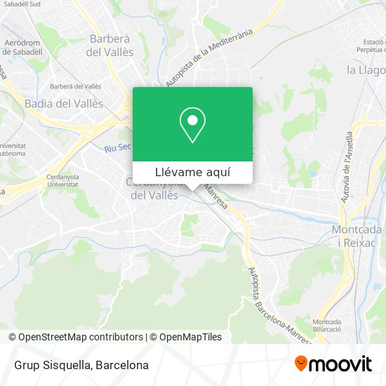 Mapa Grup Sisquella