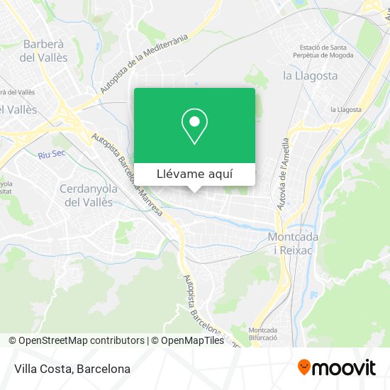 Mapa Villa Costa