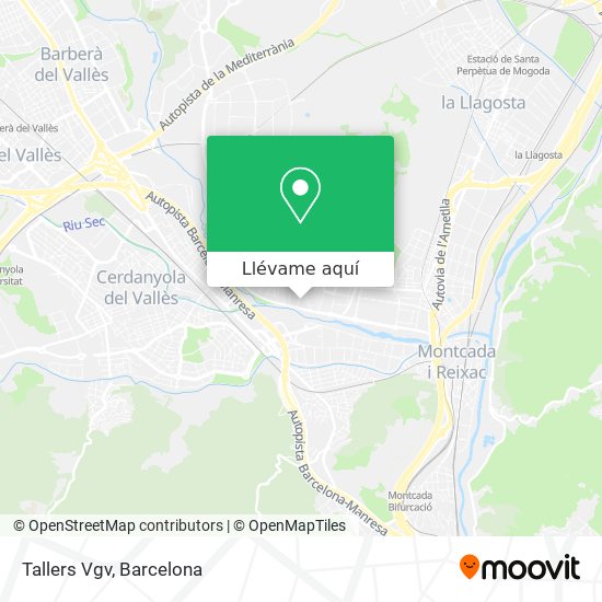 Mapa Tallers Vgv