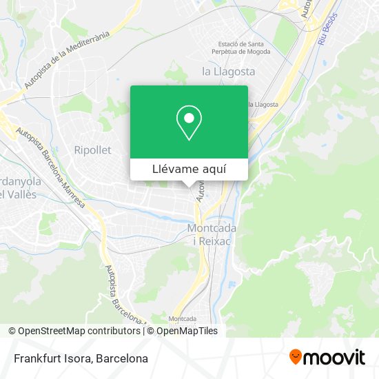 Mapa Frankfurt Isora