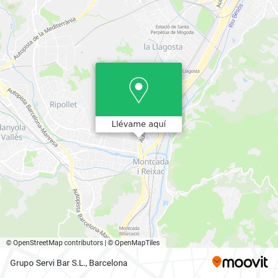 Mapa Grupo Servi Bar S.L.