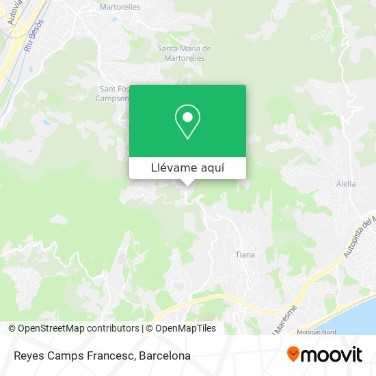 Mapa Reyes Camps Francesc