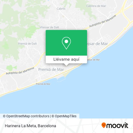 Mapa Harinera La Meta