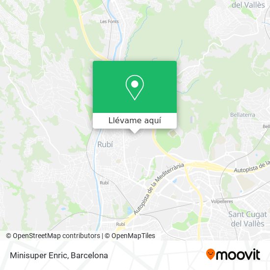 Mapa Minisuper Enric