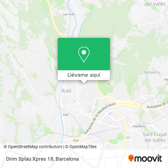 Mapa Drim Splau Xpres 18