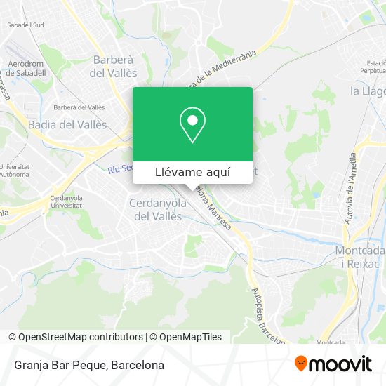 Mapa Granja Bar Peque