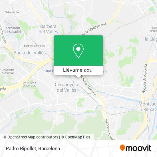 Mapa Padro Ripollet