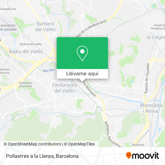 Mapa Pollastres a la Llenya