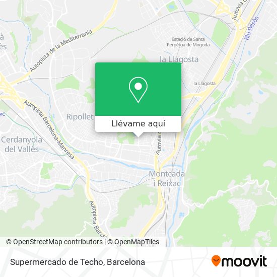 Mapa Supermercado de Techo