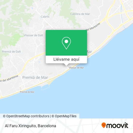 Mapa Al Faru Xiringuito
