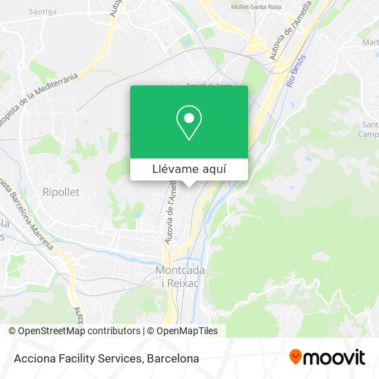 Mapa Acciona Facility Services