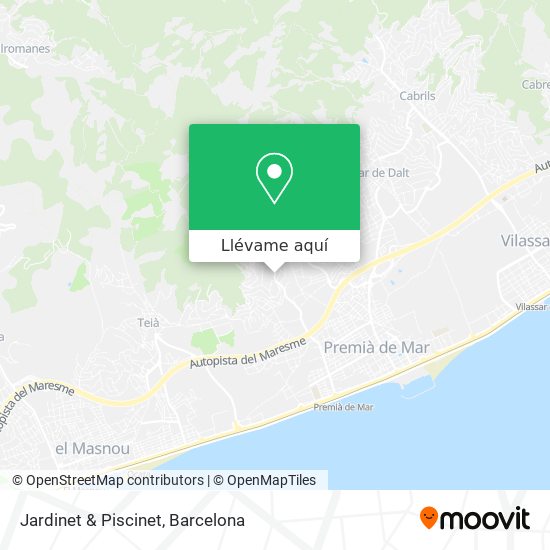 Mapa Jardinet & Piscinet