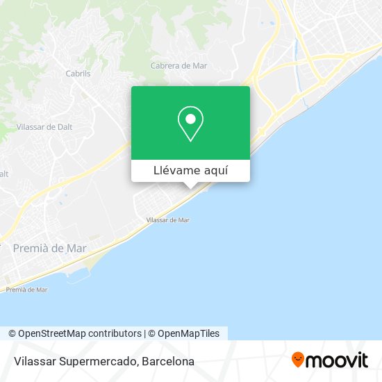 Mapa Vilassar Supermercado