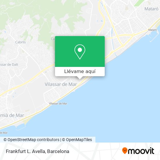 Mapa Frankfurt L. Avella