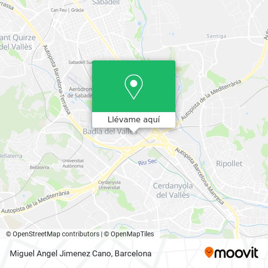 Mapa Miguel Angel Jimenez Cano