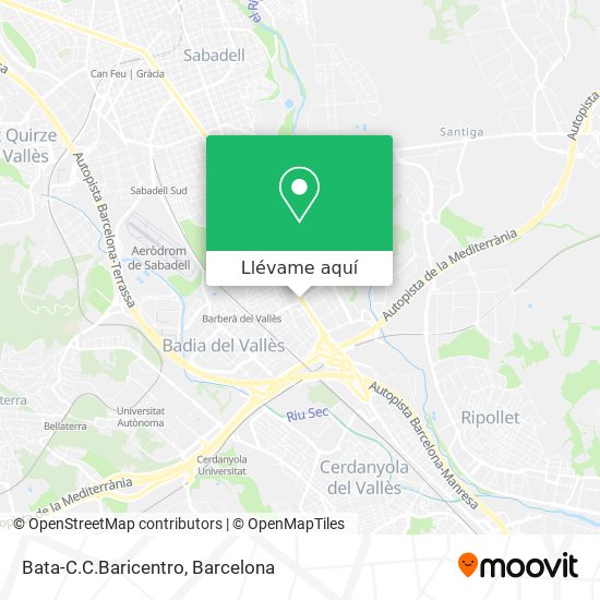 Mapa Bata-C.C.Baricentro