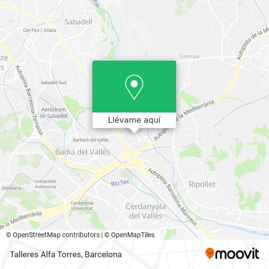 Mapa Talleres Alfa Torres