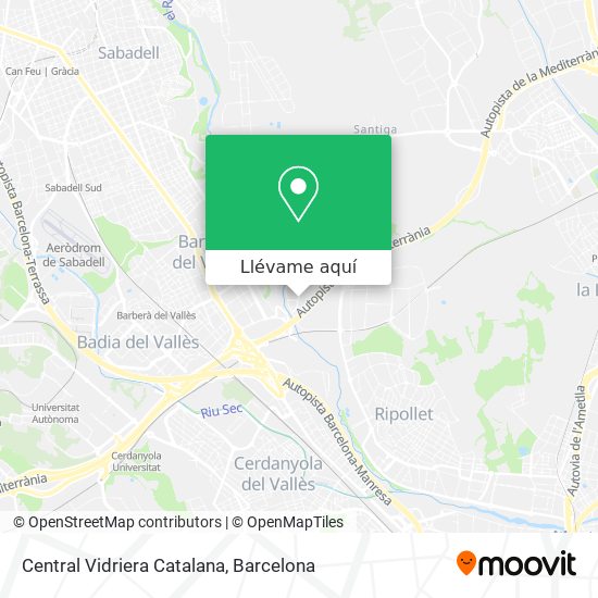 Mapa Central Vidriera Catalana