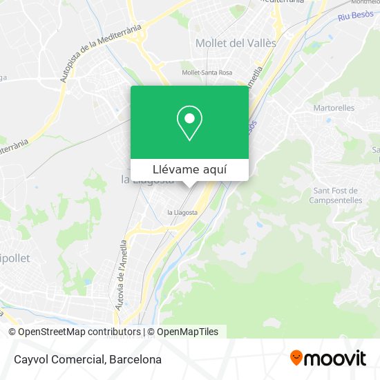 Mapa Cayvol Comercial