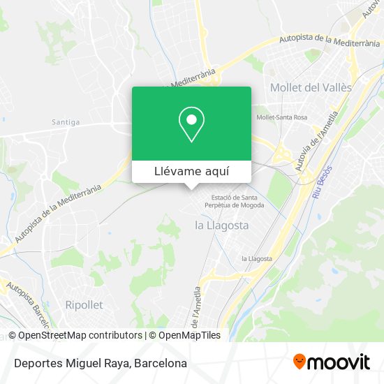 Mapa Deportes Miguel Raya
