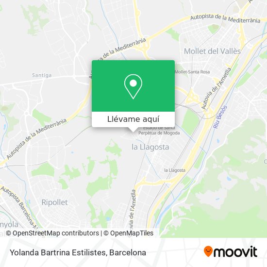 Mapa Yolanda Bartrina Estilistes