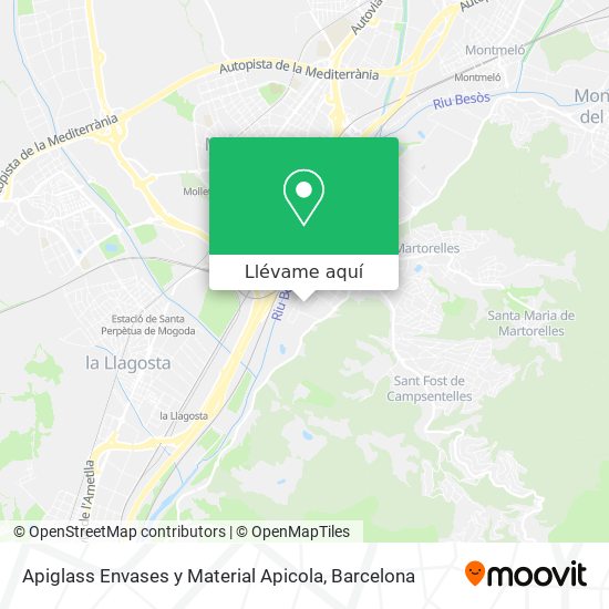 Mapa Apiglass Envases y Material Apicola