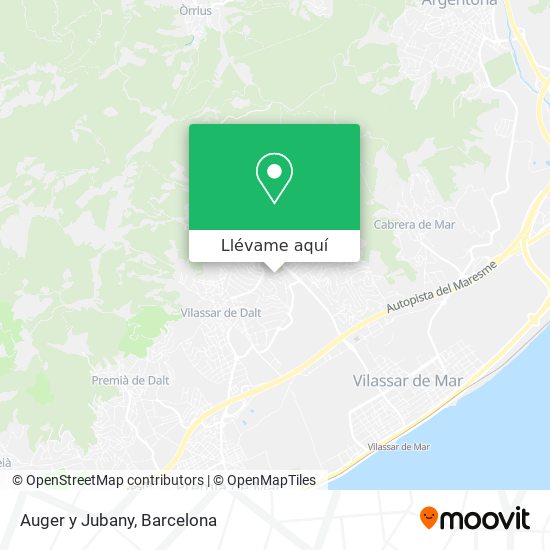 Mapa Auger y Jubany