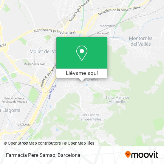 Mapa Farmacia Pere Samso