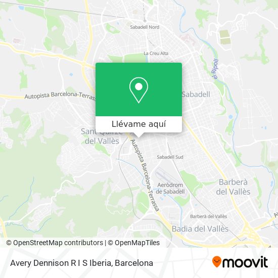 Mapa Avery Dennison R I S Iberia