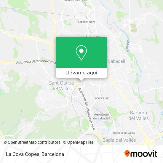 Mapa La Cova Copes