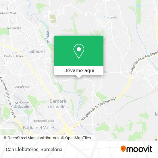 Mapa Can Llobateres