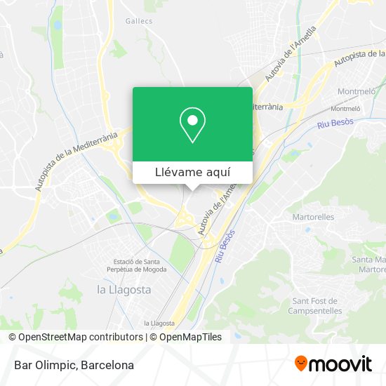 Mapa Bar Olimpic