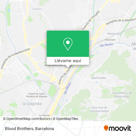 Mapa Blood Brothers