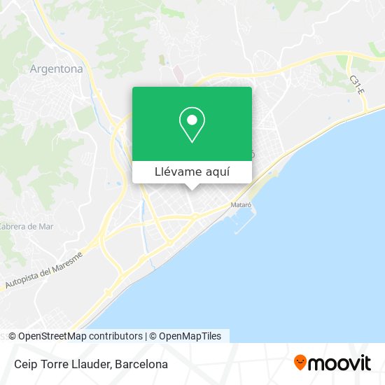 Mapa Ceip Torre Llauder