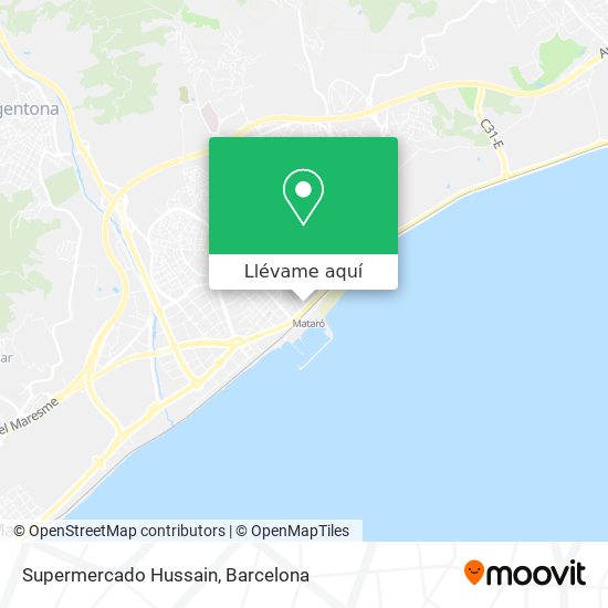 Mapa Supermercado Hussain