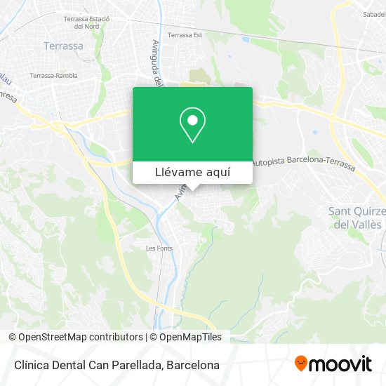 Mapa Clínica Dental Can Parellada