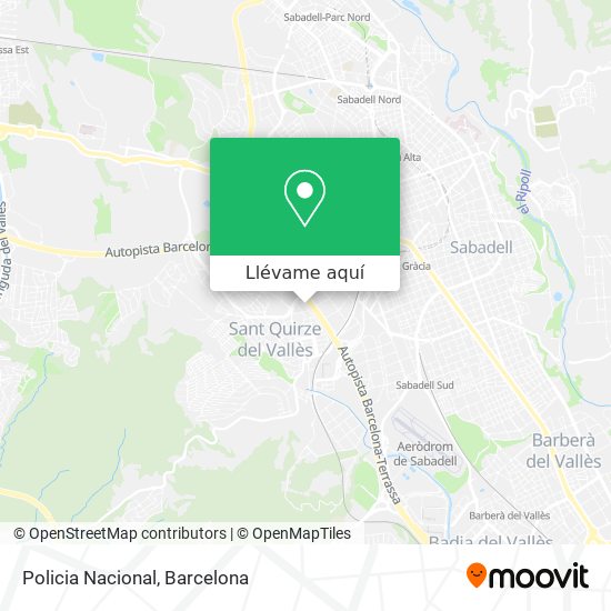 Mapa Policia Nacional
